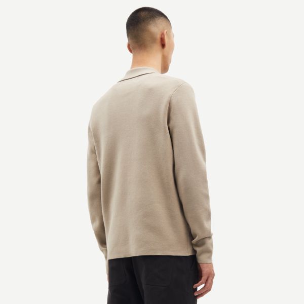 Samsøe Samsøe Guna Half Zip Sweater Beige