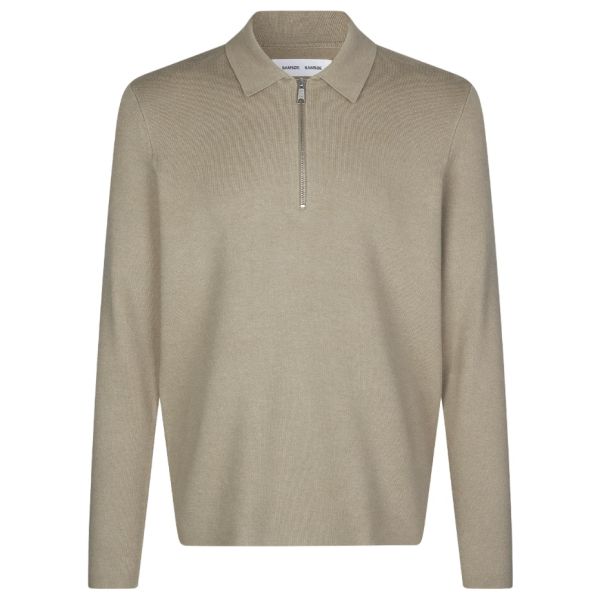 Samsøe Samsøe Guna Half Zip Sweater Beige