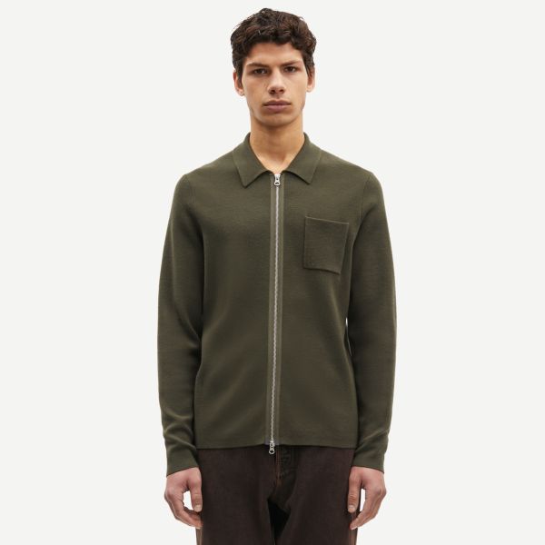 Samsøe Samsøe Guna Vest Donker Groen