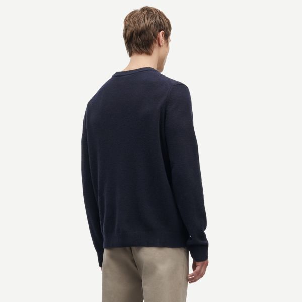 Samsøe Samsøe Isak Knit Sweater Navy