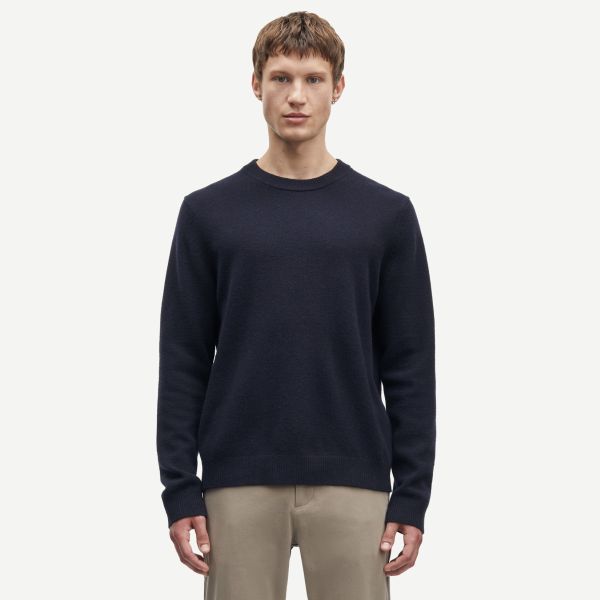 Samsøe Samsøe Isak Knit Sweater Navy