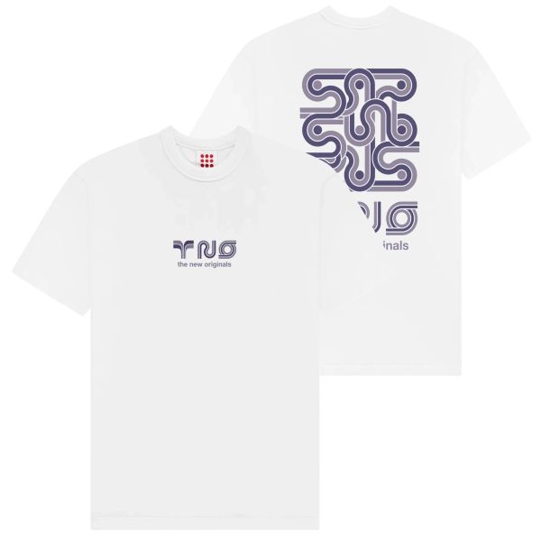 The New Originals Supergraphic T-shirt Wit/Paars