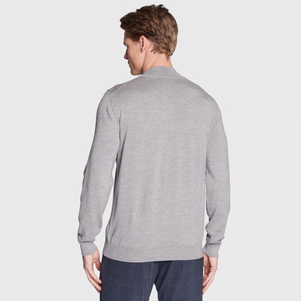 Boss Balonso Knit Vest Grijs