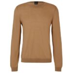 Boss Leno Knit Sweater Beige