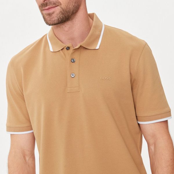Boss Parlay Polo Beige