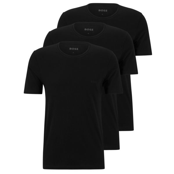 Boss T-shirt 3-Pack Zwart