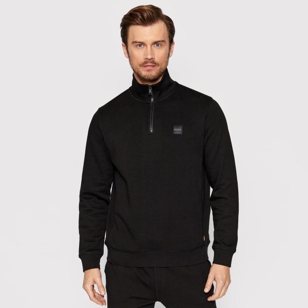 Boss Zetrust Half Zip Sweater Zwart