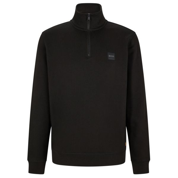Boss Zetrust Half Zip Sweater Zwart