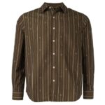 Bram's Fruit Lemon Pattern Oxford Overhemd Bruin