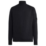 CP Company Lambswool GRS Turtleneck Knit Sweater Zwart