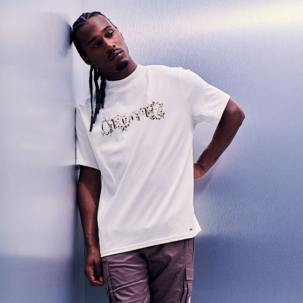 Croyez Chrome Flower T-shirt Off White