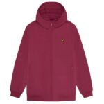 Lyle & Scott Fleece Back Softshell Jack Bordeaux