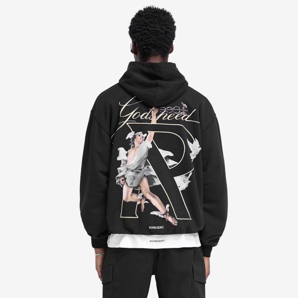 Represent Hermes Hoodie Zwart