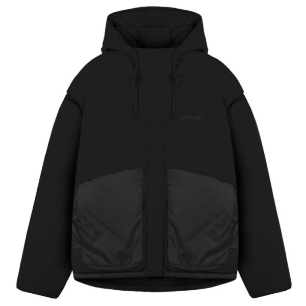 Represent Layered Puffer Zwart