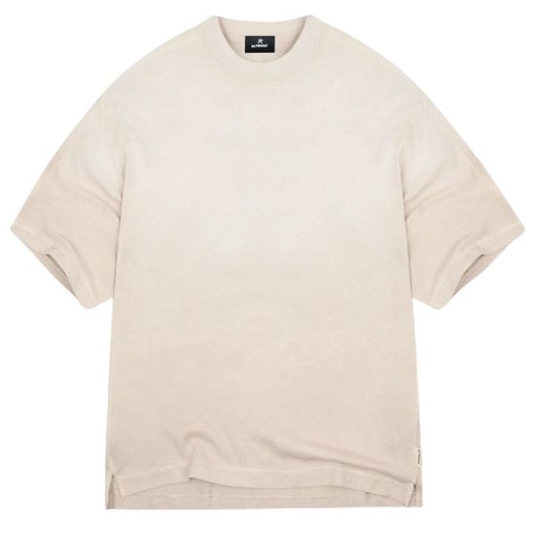 Represent Stepped Hem T-shirt Beige