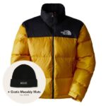 the north face 1996 retro nuptse jas 1 goud