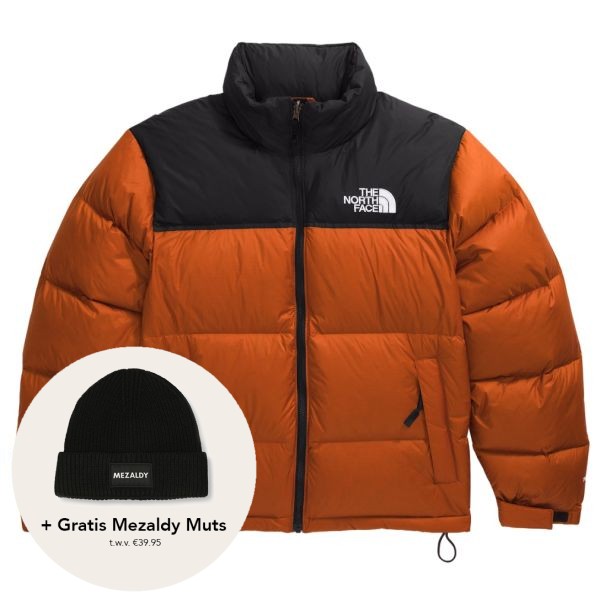 the north face 1996 retro nuptse jas 1 oranje