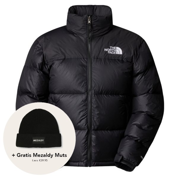 the north face 1996 retro nuptse jas 1 zwart