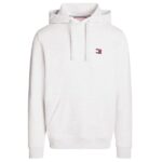 Tommy Jeans Badge Hoodie Licht Grijs