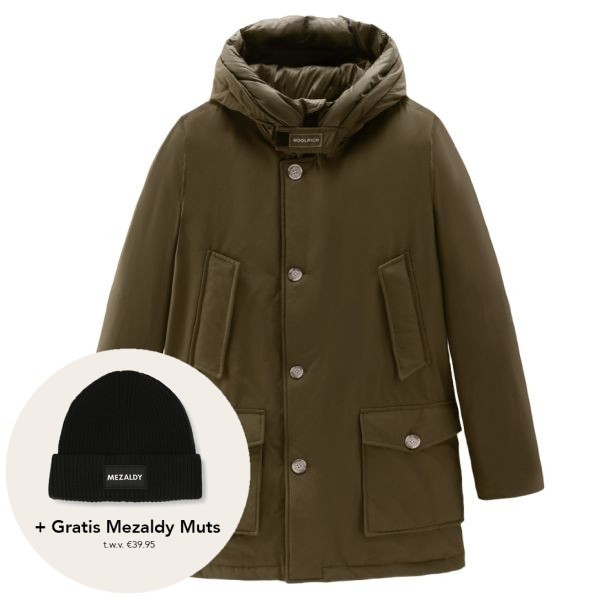 woolrich arctic parka donker groen