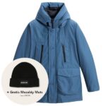 woolrich ramar arctic parka blauw jas gratis mezaldy muts