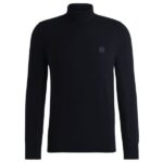 Boss Akiro Turtle Neck Sweater Navy