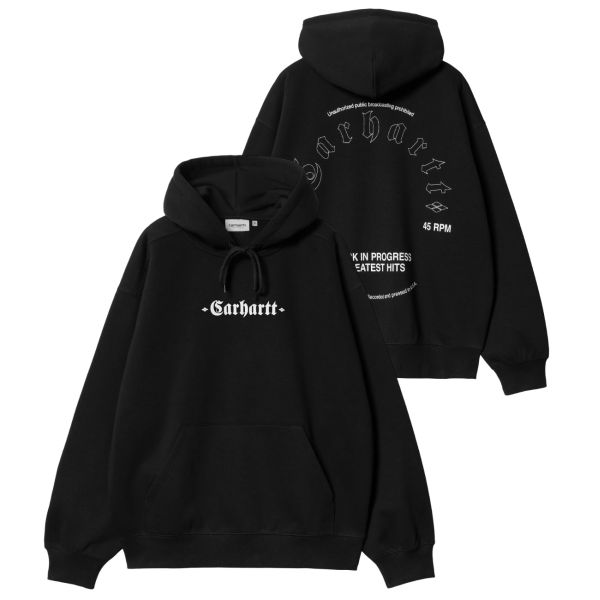 Carhartt WIP Greatest Hits Hoodie Zwart