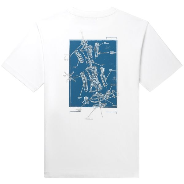 Daily Paper Blueprint T-shirt Wit