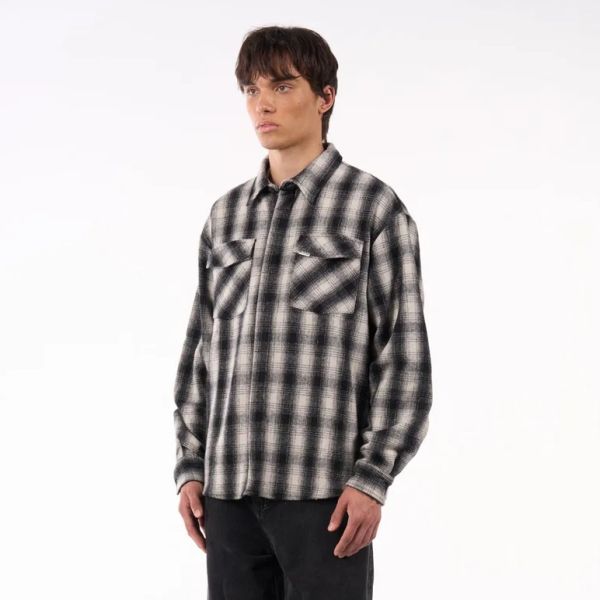 Don't Waste Culture Abiola Overshirt Zwart/Beige