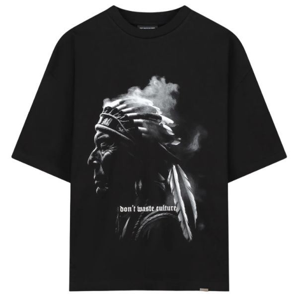 Don't Waste Culture Dakota T-shirt Zwart