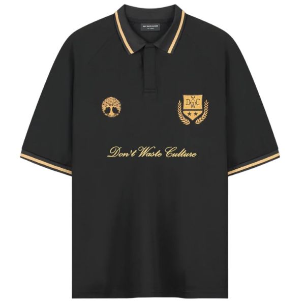Don't Waste Culture Diego Football Polo Zwart