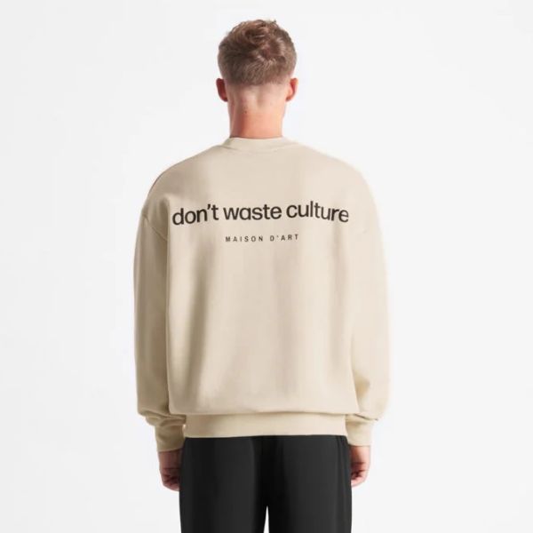 Don't Waste Culture Edval Sweater Beige