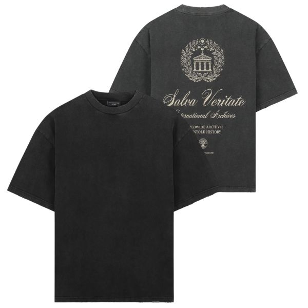 Don't Waste Culture Grant T-shirt Zwart