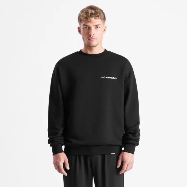 Don't Waste Culture Kaspar Sweater Zwart