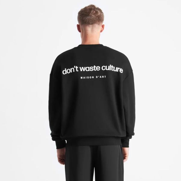 Don't Waste Culture Kaspar Sweater Zwart