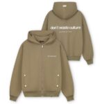 Don't Waste Culture Senan Vest Donker Groen