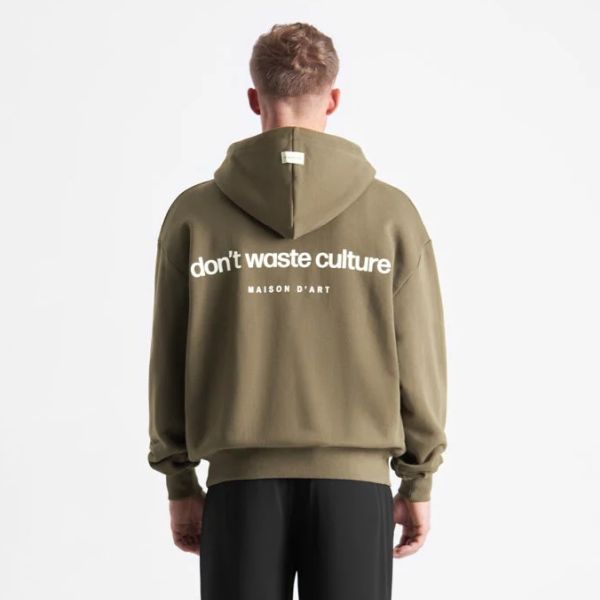 Don't Waste Culture Senan Vest Donker Groen