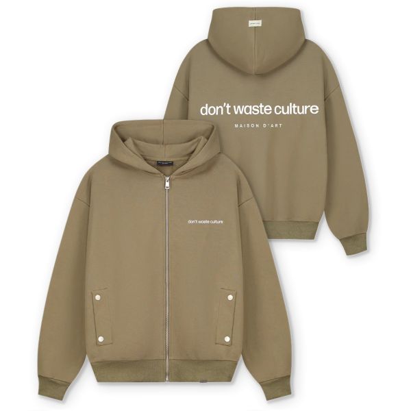 Don't Waste Culture Senan Vest Donker Groen