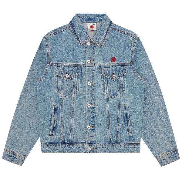 Icecream Check Lined Spijkerjas Blauw