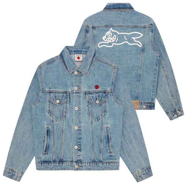 Icecream Check Lined Spijkerjas Blauw