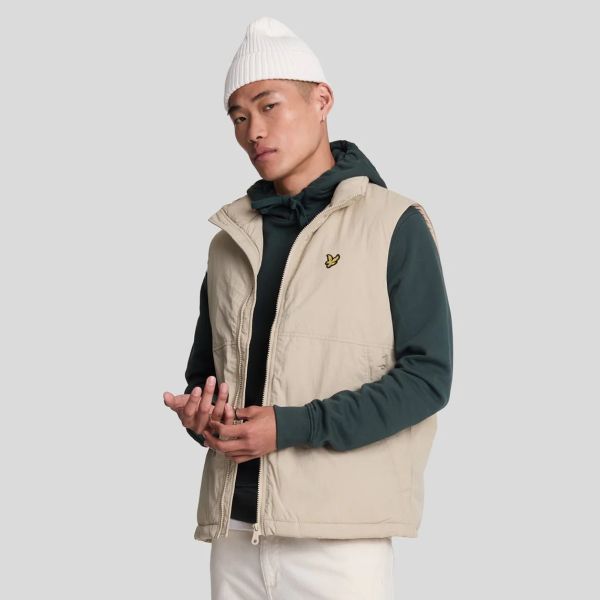 Lyle & Scott Padded Bodywarmer Beige