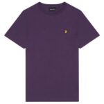 Lyle & Scott Plain T-shirt Paars