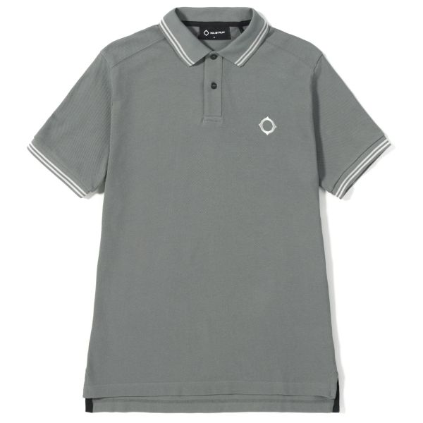 Ma.strum Double Tipped Polo Grijs
