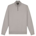 Malelions Turtle Half Zip Sweater Grijs