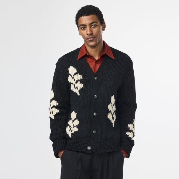 NN.07 Mika Cardigan Zwart