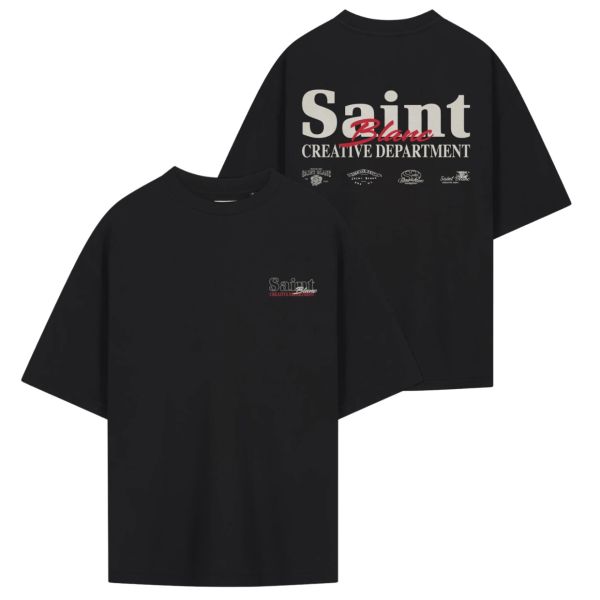 Saint Blanc Creative Dept T-shirt Zwart