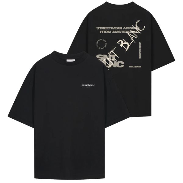 Saint Blanc Original T-shirt Zwart