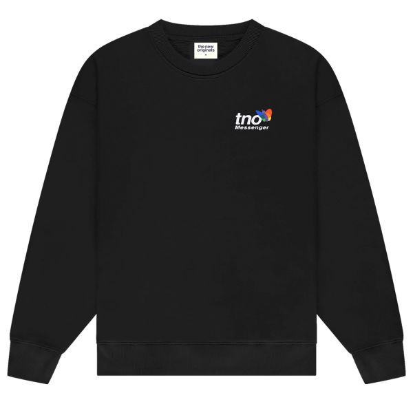 The New Originals Messenger Sweater Zwart