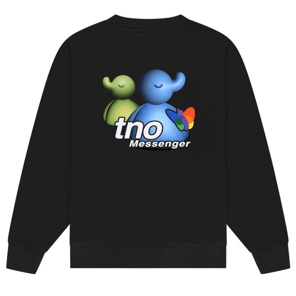 The New Originals Messenger Sweater Zwart