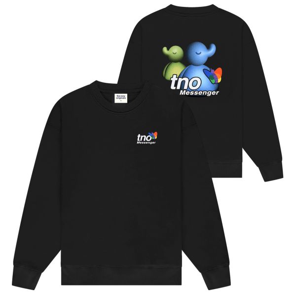 The New Originals Messenger Sweater Zwart